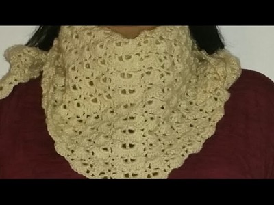 Háčkovaný šátek - crochet scarf