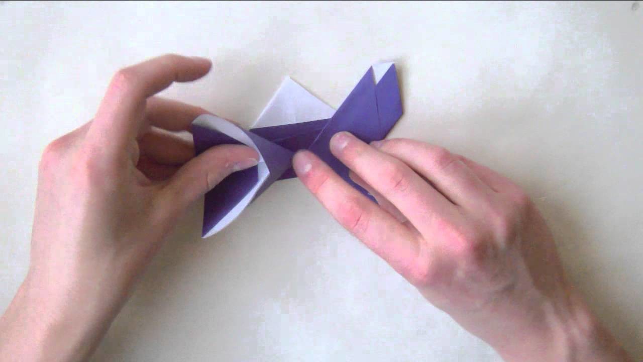 Origami Motýl návod