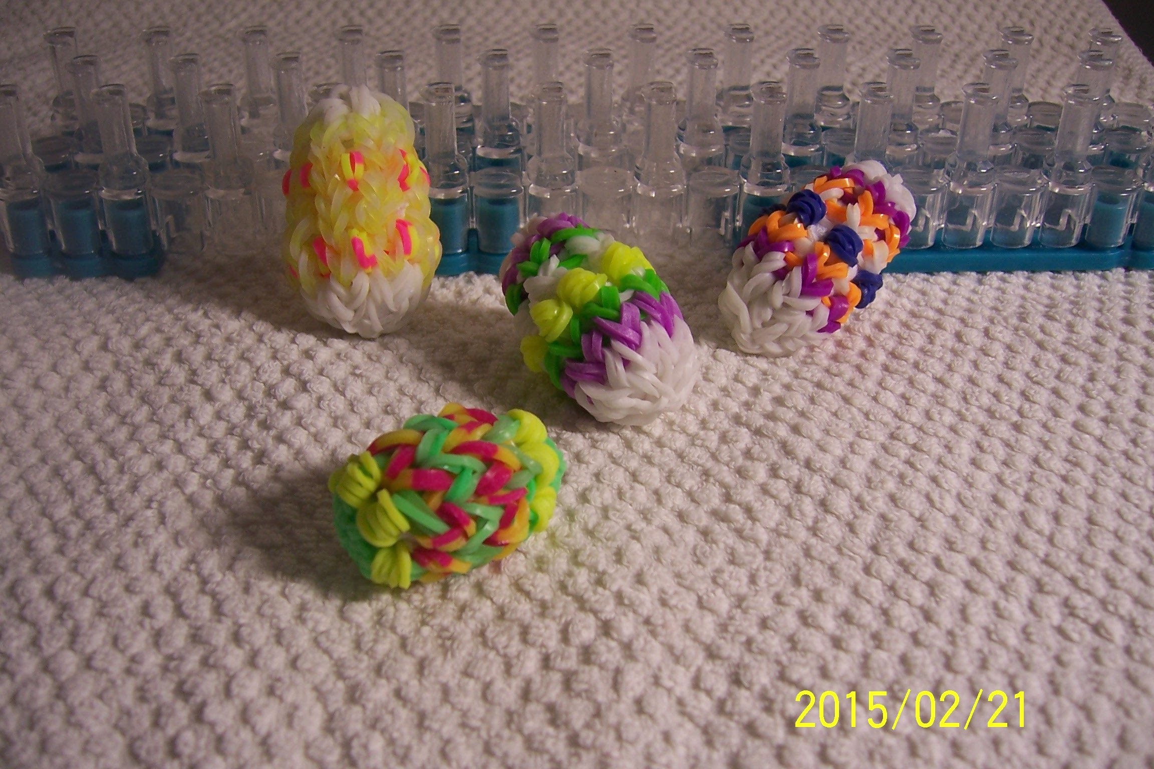3D Velikonoční vajíčko z gumiček