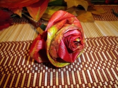 DIY autumn rose