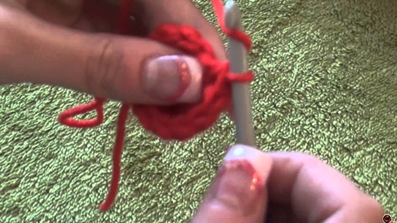 Háčkování - dlouhý sloupek; Crochet - double crochet