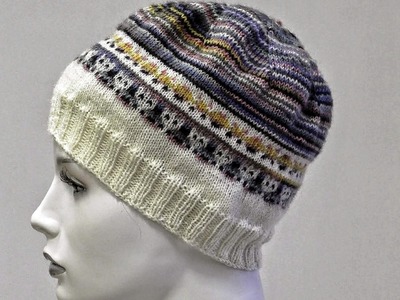 Pletení čepice odshora dolů (2. díl) Knitting hat