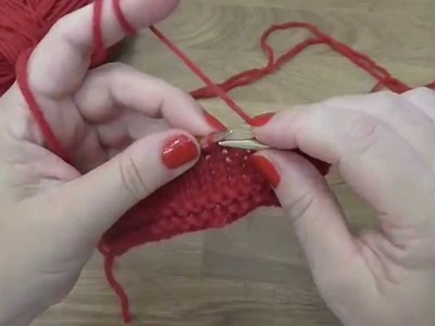 Škola pletení - splétání ok, ubírání, School knitting