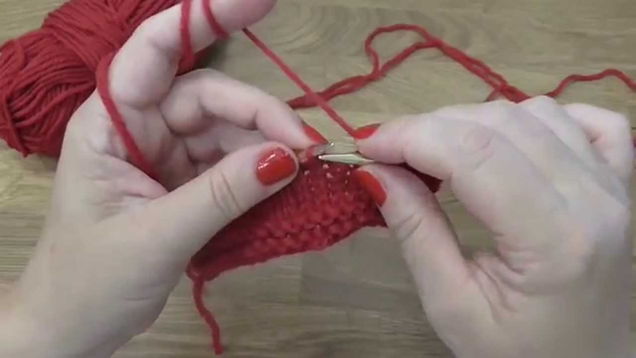 Škola pletení - splétání ok, ubírání, School knitting