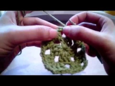 Háčkovaný čtvereček - Basic Crochet Granny Square Tutorial