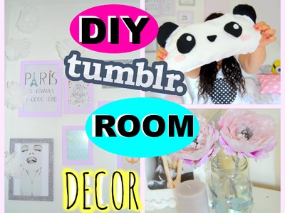 ♡ DIY Room Decor! Tumblr Inspired Room Decorations! ♡ (dekorace do pokoje)