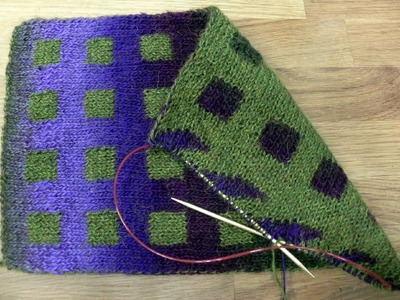 Dvojité reverzní pletení, 1. díl - Double Knitting reversible
