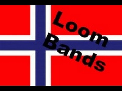 Gumičkování - Norská vlajka - CZ návod