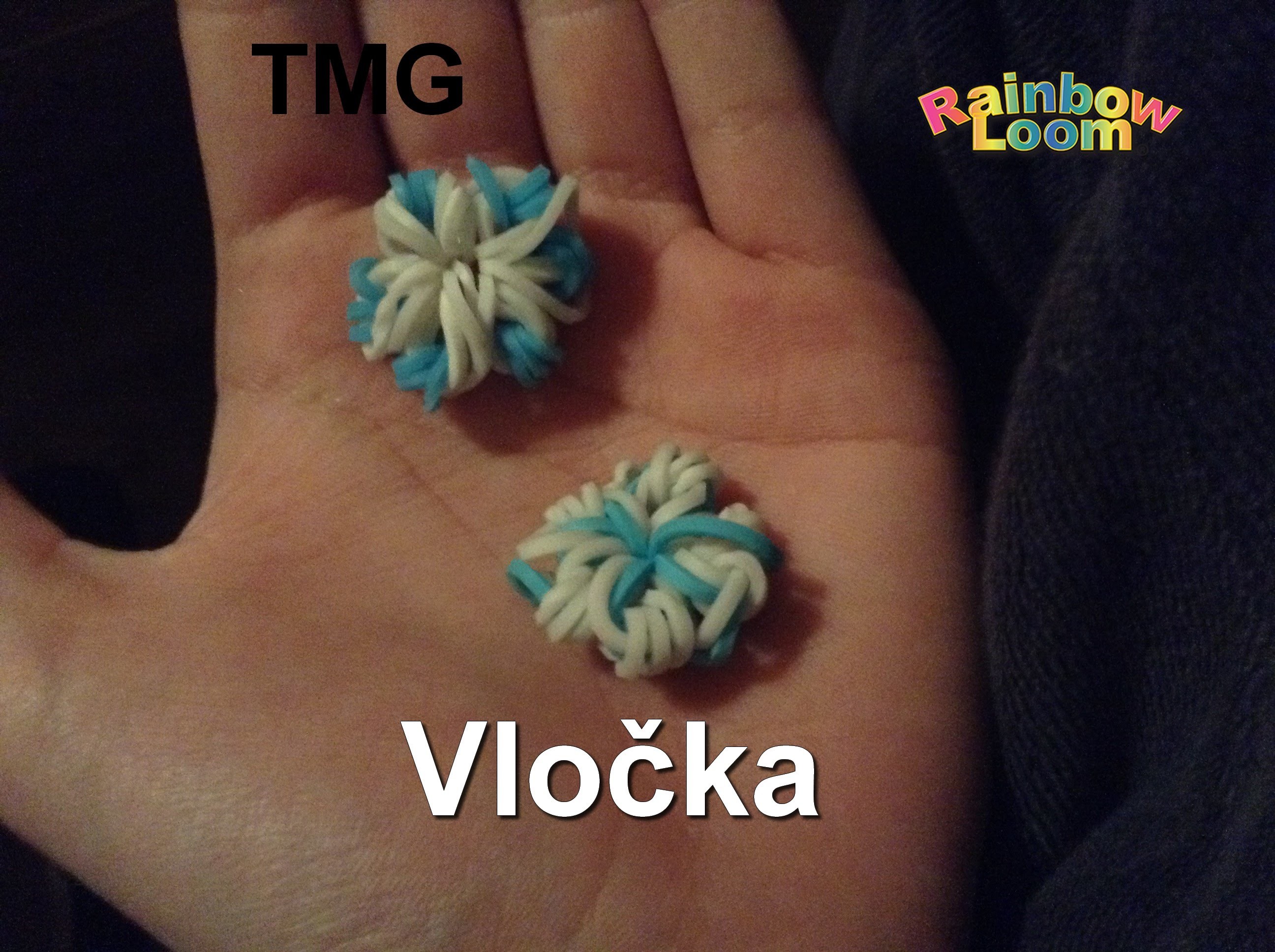 Rainbow Loom - Vločka - Péta