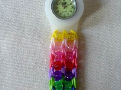 Loomey Time hodinky s Rainbow loom gumičkami a korálky