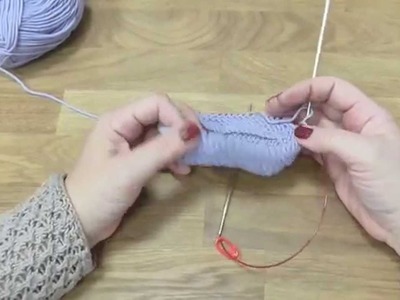 Škola pletení - dětské bačkůrky, 2. díl, Knitting baby boots