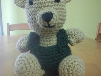 Háčkovaná hračka - medvídek -  1. část - crochet bear