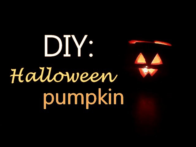 Návod na halloweenskou dýni | DIY: How to crave Halloween pumpkin