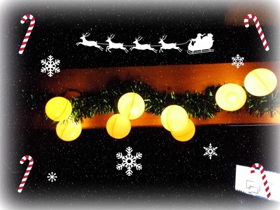 Výroba,návod na vánoční světelný řetěz (DIY christmas light hack)