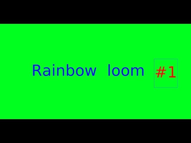 Rainbow loom - #1 šipky | Kreativní prostor