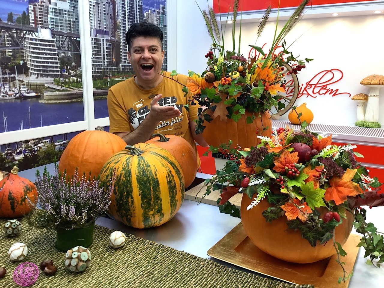 DIY: krásná podzimní dekorace: jednoduchý, laciný a překrásný - Vařte s Majklem