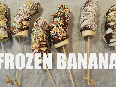 Zdravé mlsání! Datlové kuličky + Frozen banana!