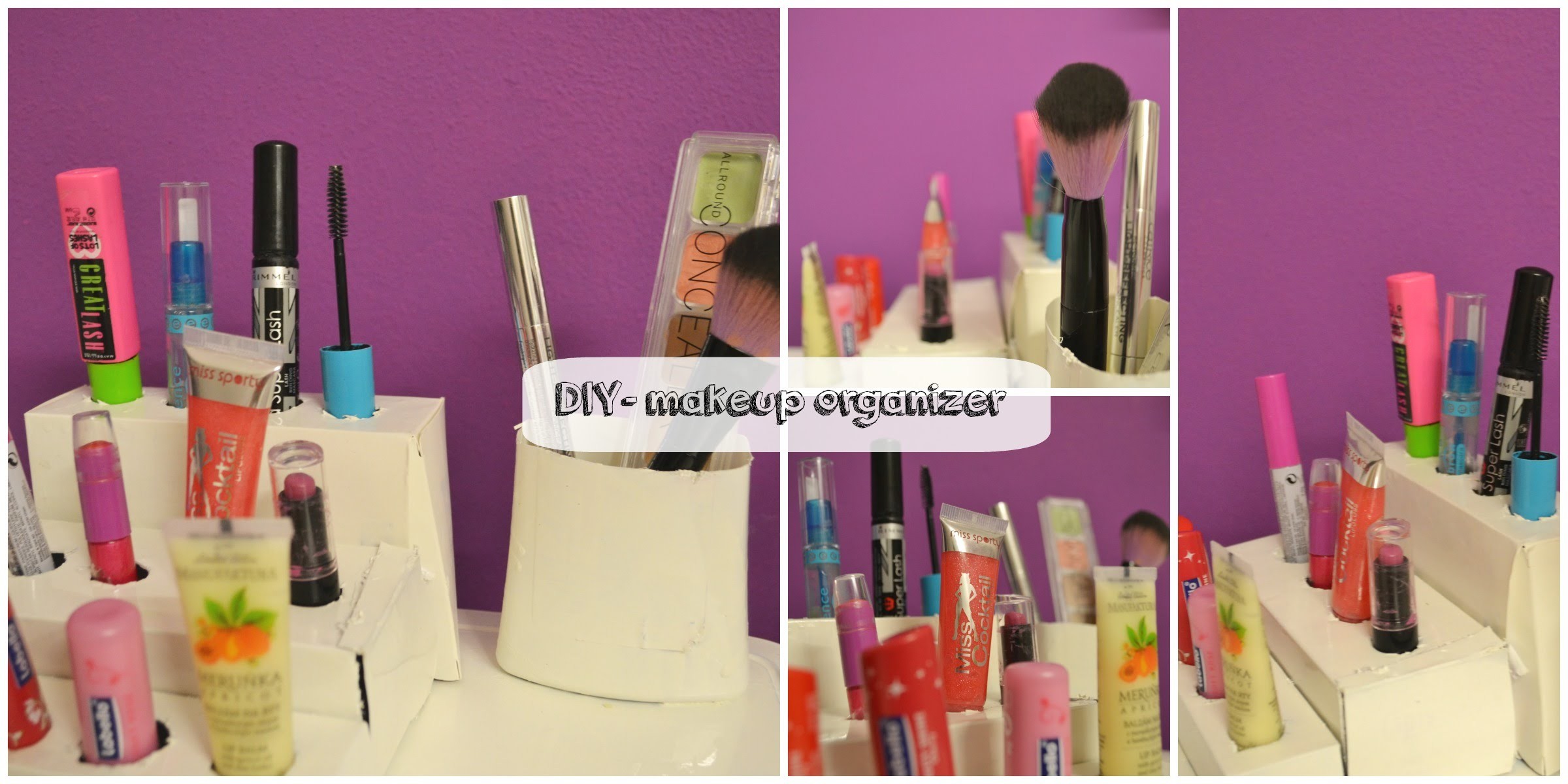 DIY- makeup organizer