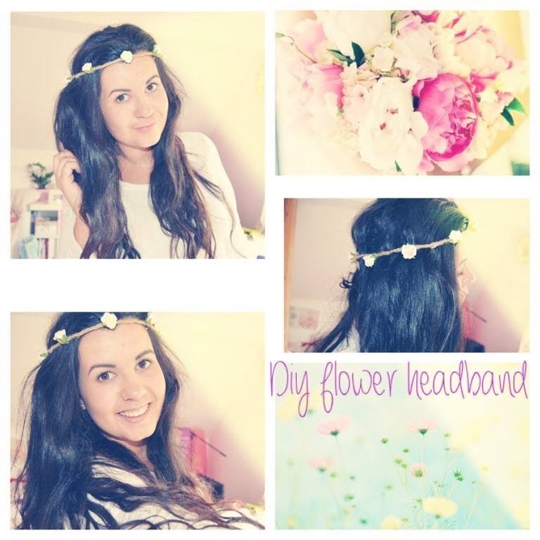 DIY Květinová čelenka ( Flower headband)