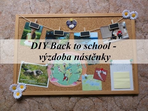 DIY Back to school 2015 - výzdoba nástěnky.board decoration