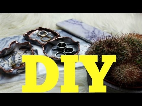 DIY ⎜ Mramorování⎜Marble Ring Dish