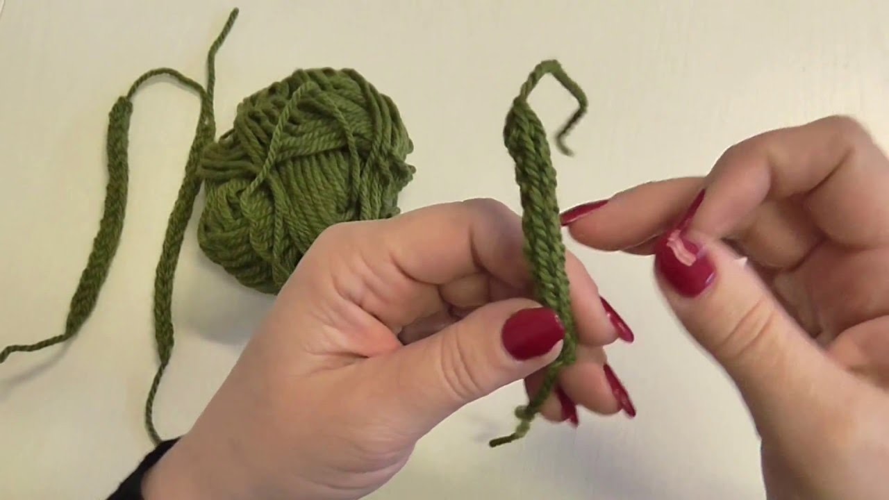 Háčkovaná dutinka - návod, crochet an i-cord