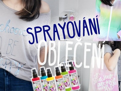 Sprayování oblečení DIY | #laterezatelier