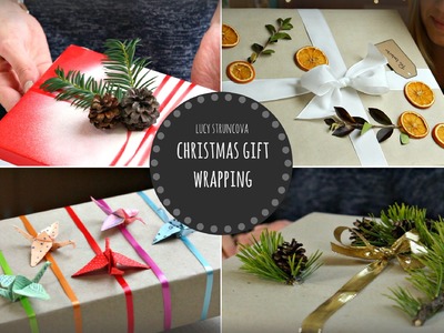 Balení vánočních dárků | Christmas gift wrapping | Lucy&Theodora