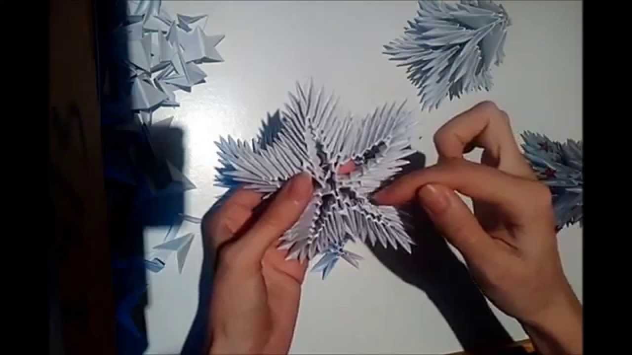 3D Origami - Vánoční stromeček (Christmas Tree)