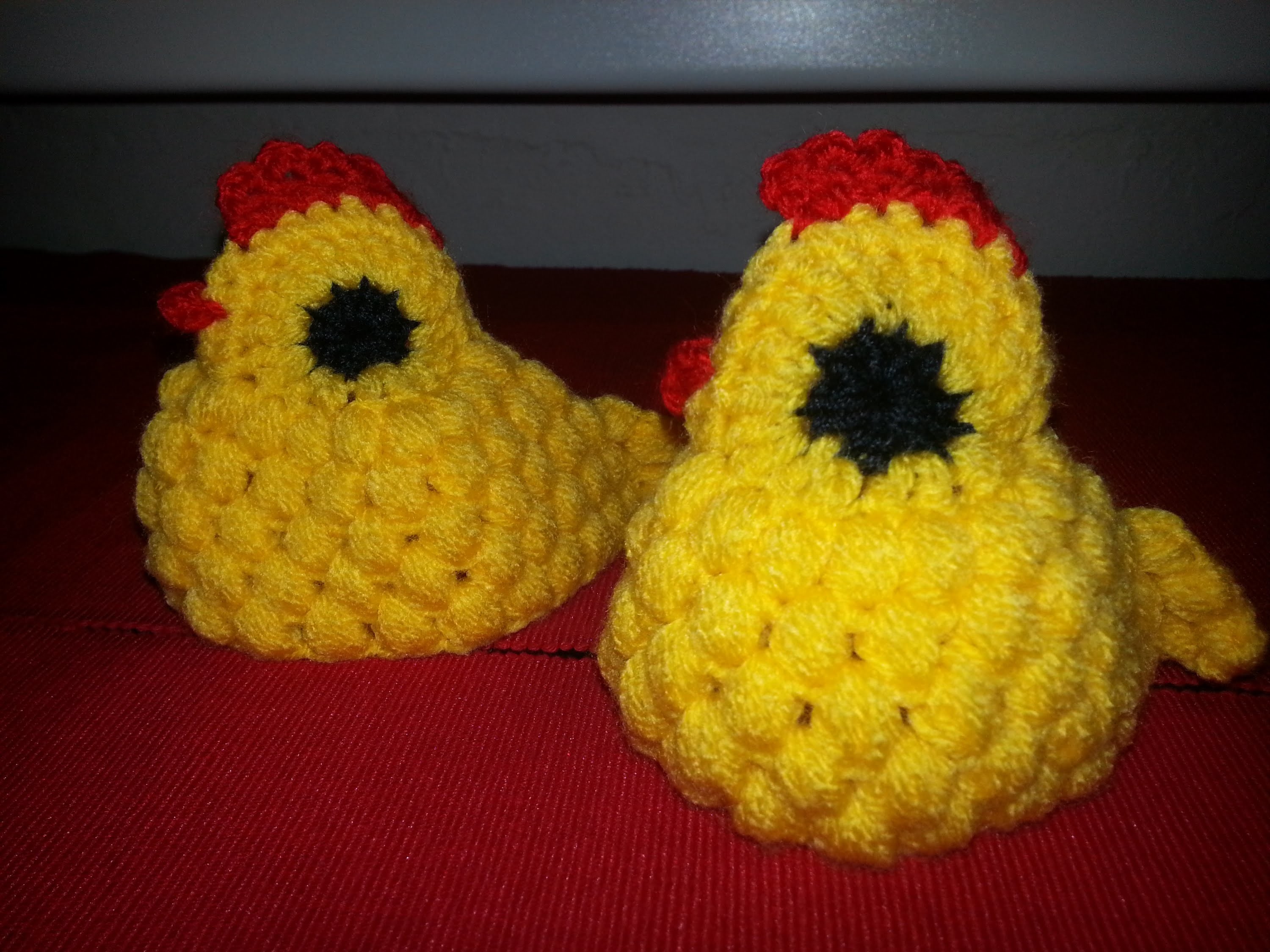 Háčkované velikonoce - slepička - how to crochet easter chicken