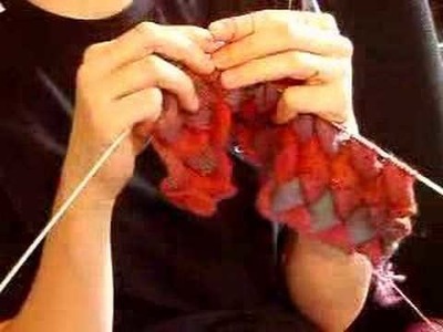 Pleteme entrelacem (entrelac knitting)