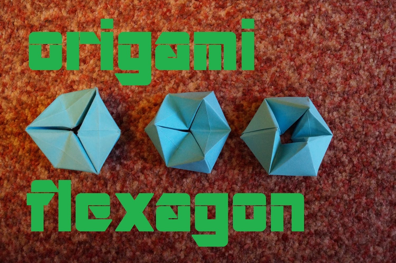 Origami - flexagon