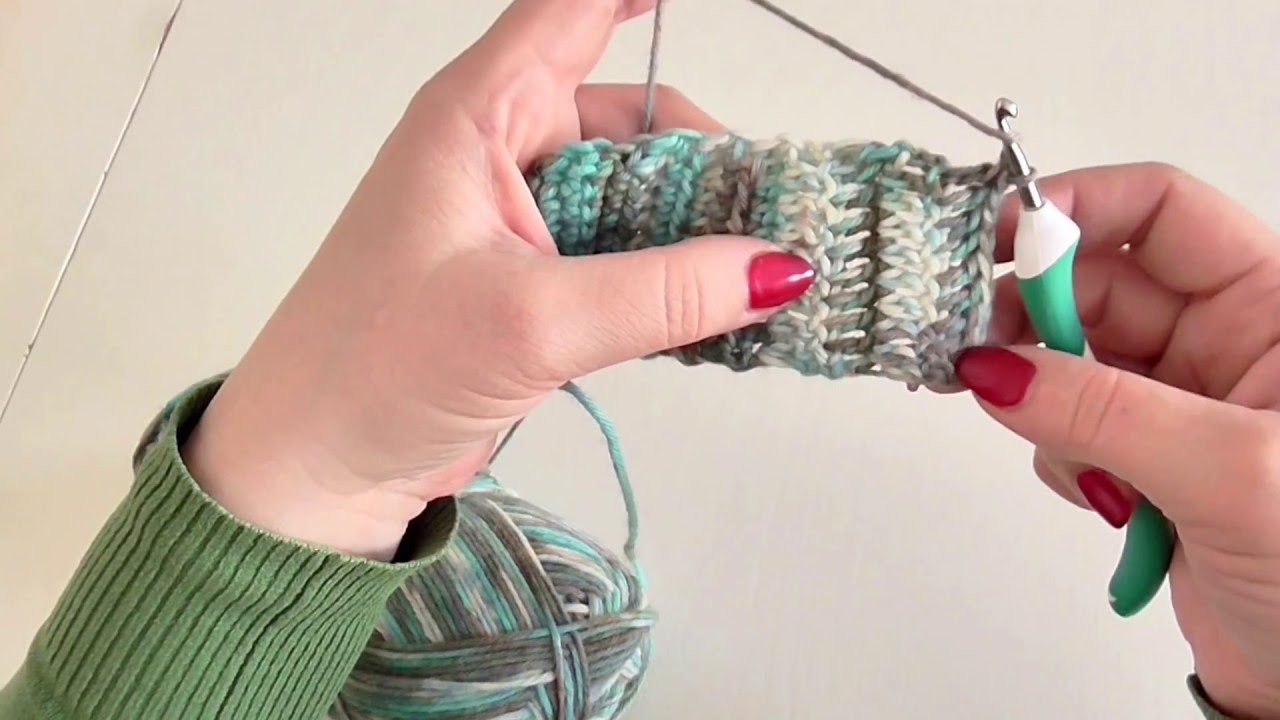 Kurz háčkování - dlouhý sloupek 3. díl, Crochet school