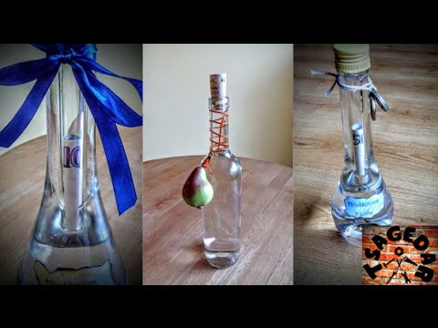 Peníze v lahvi. DIY Decorative money in bottle