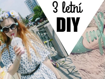 3 barevné letní DIY | Tereza Schneeberg