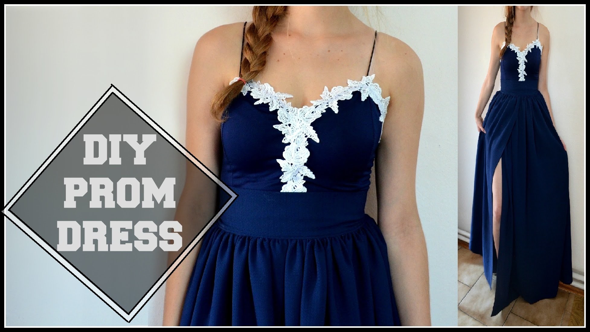 DIY prom dress (gathered skirt).DIY šaty na stužkovú (riasená sukňa) (SK,EN)