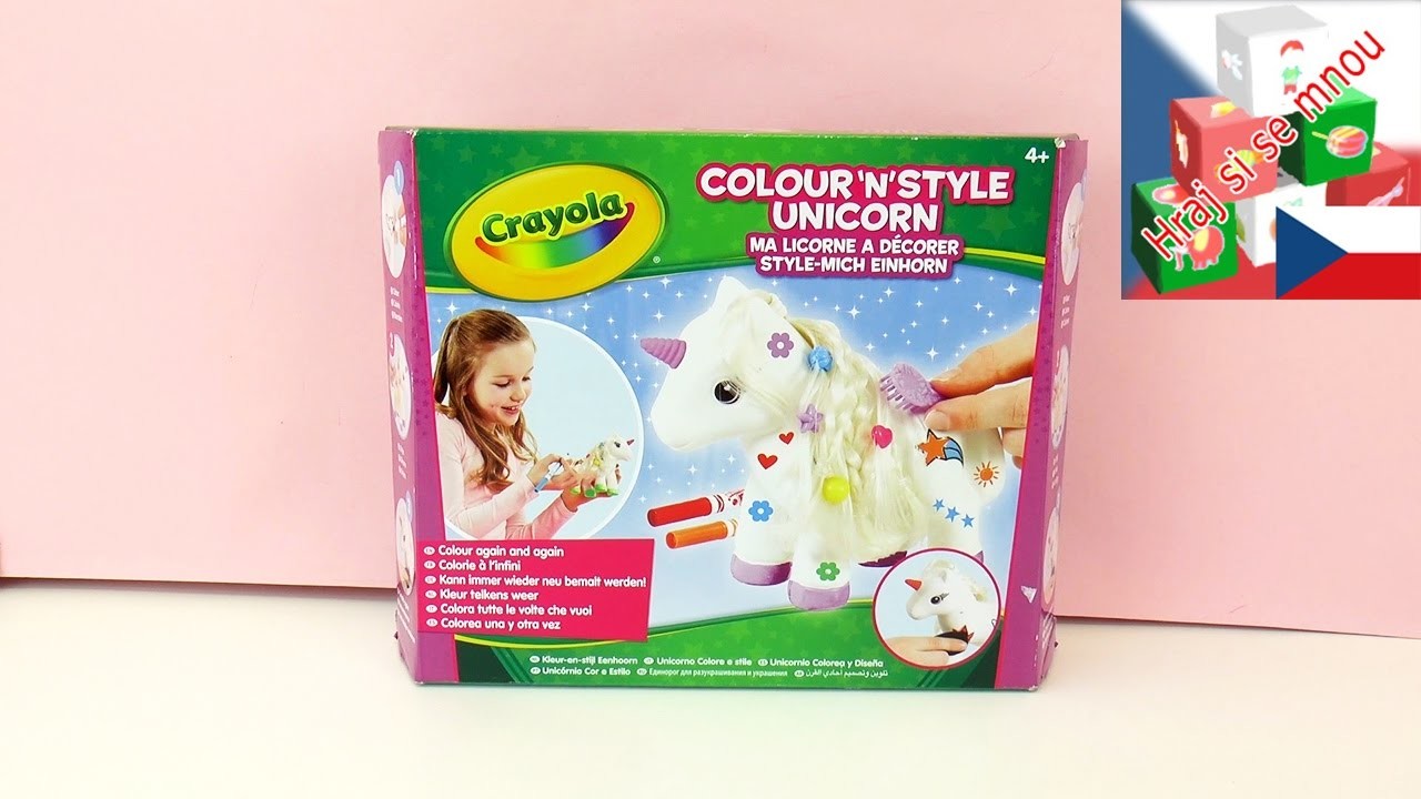 Crayola jednorožec se smývatelnými fixy | DIY Unicorn Set | Vybalení