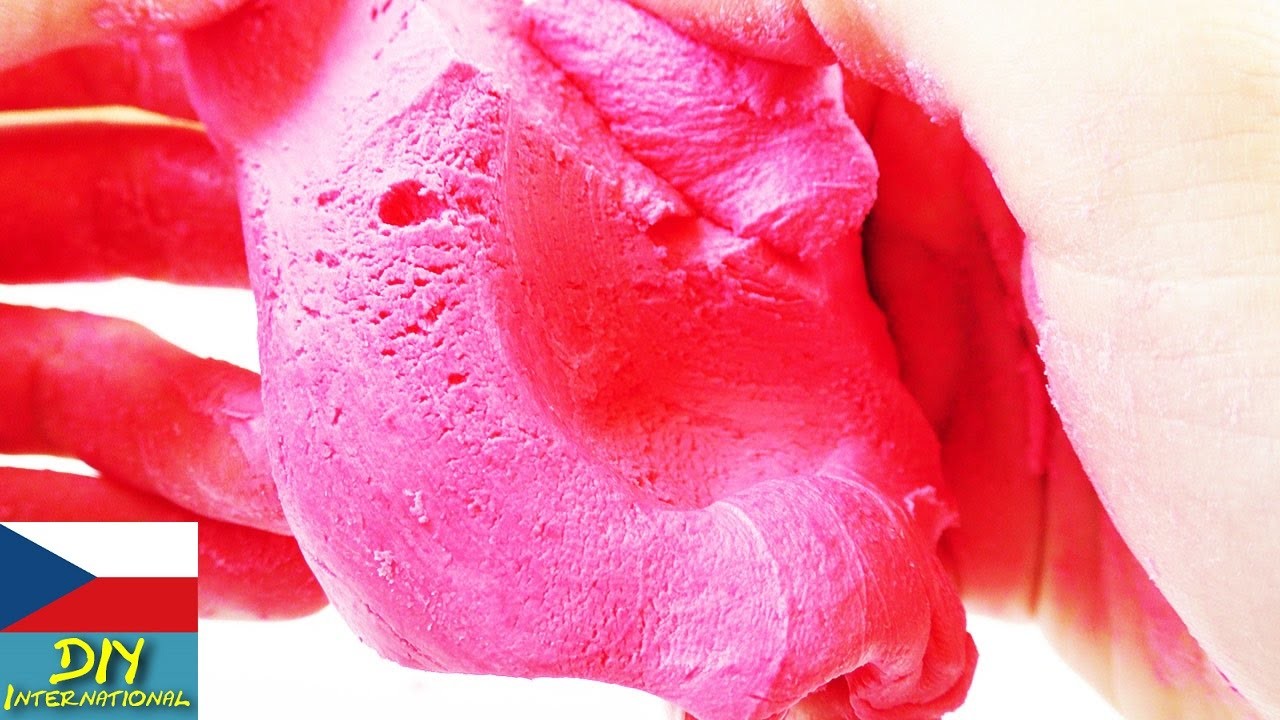 Jak si sám udělat růžové mýdlo | DIY mýdlo na hraní a modelování do vany| s kokosovým olejem