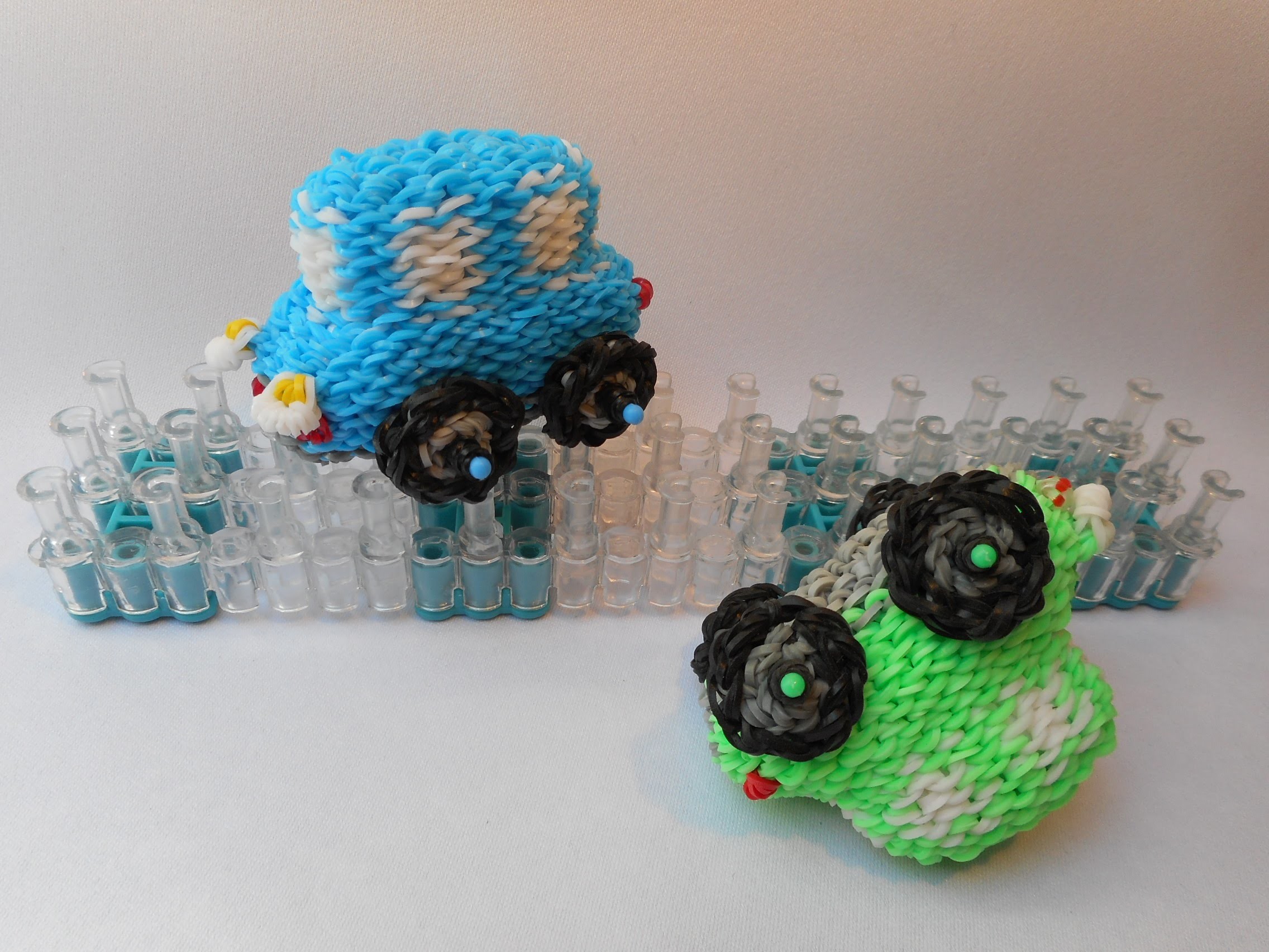 3D Auto z gumiček