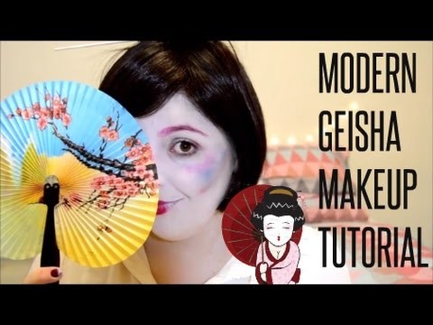 Halloweenský týden: Modern Geisha Makeup Tutorial | OUTFITTER