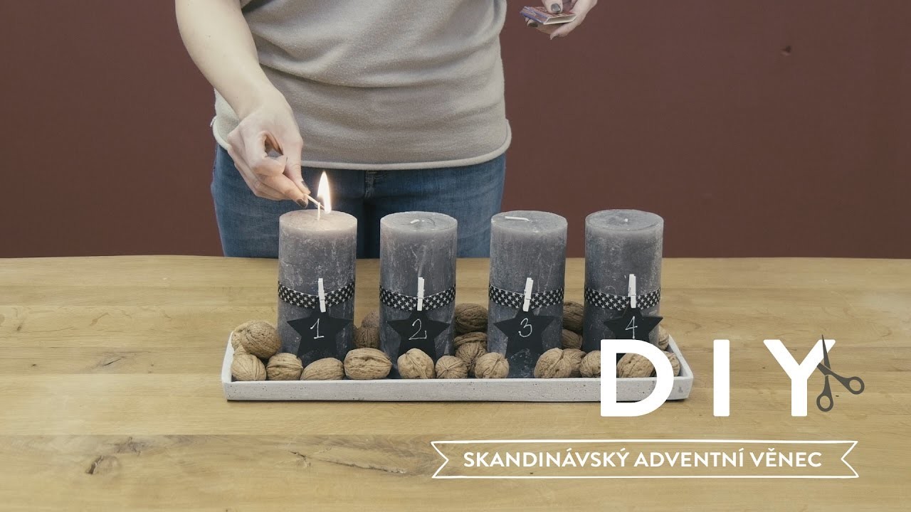 Skandinávský adventní věnec | WESTWING DIY