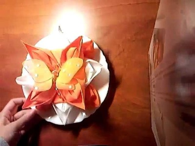 HOW TO MAKE LOTUS FROM NAPKINS