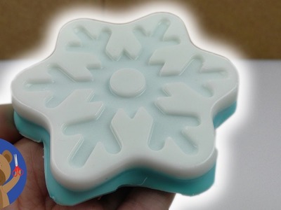 DIY skvělé mýdlo v podobě Ledového království - dárek - jak si sami uděláte mýdlo