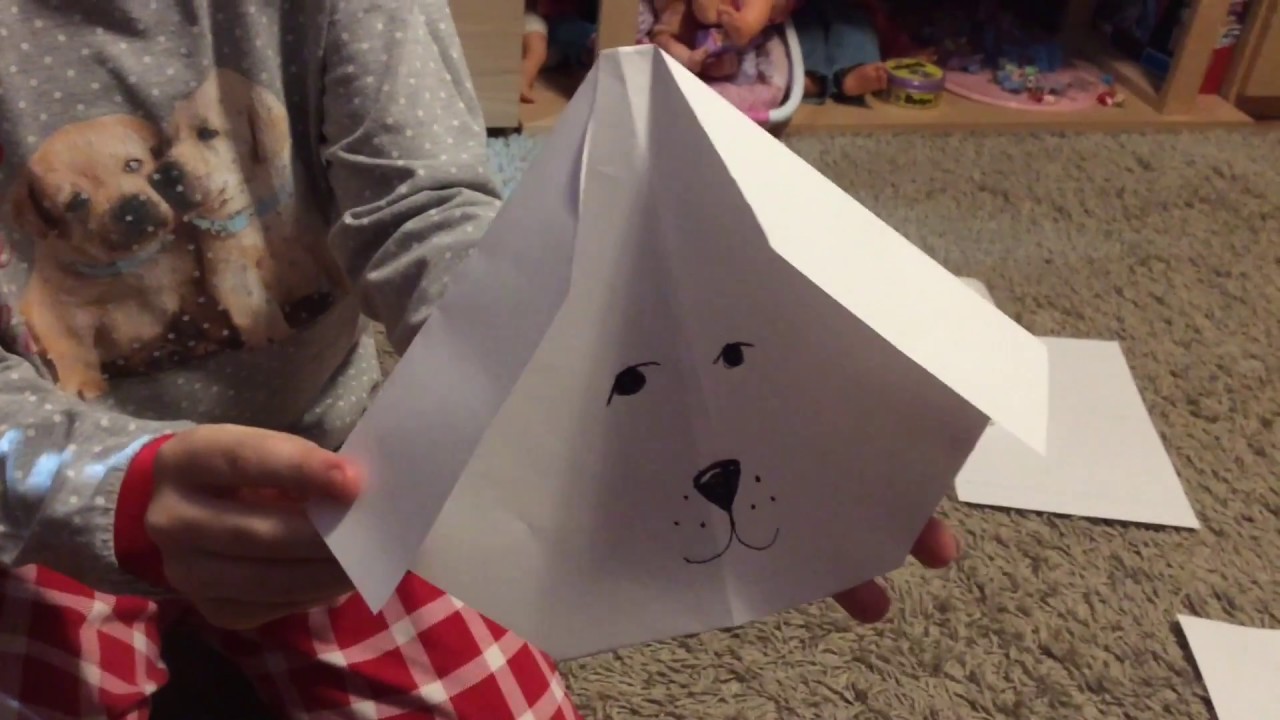 Jak vyrobit papírového labradora [How to make paper labrador]