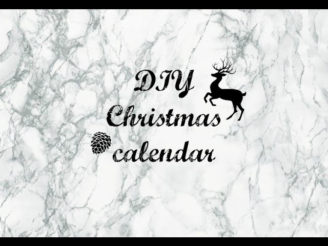 DIY 2 Adventní kalendáře