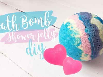 Bath Bomb & Shower Jelly | DIY | Valentýnská edice