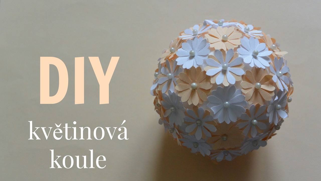DIY květinová koule. DIY flower ball