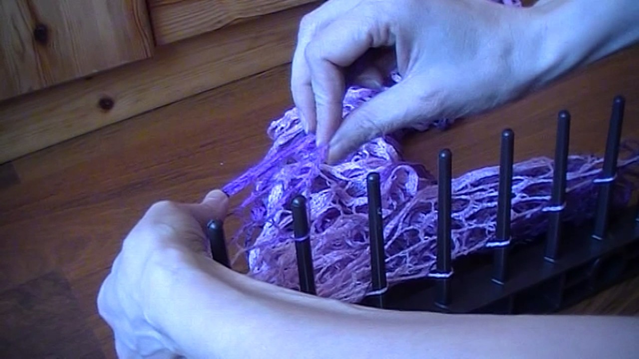 Funny and easy knitting.unusual knitting.spring and autumn scarf.zábavné pletení pro začátečníky