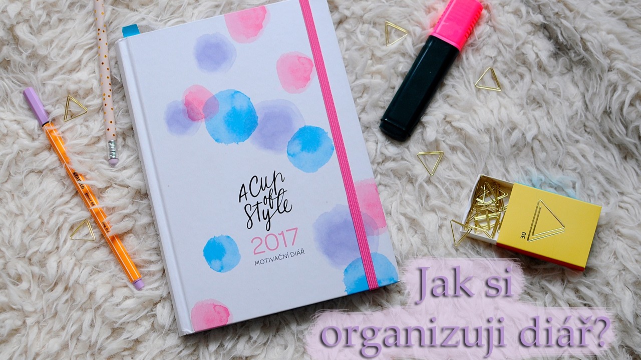 Jak si organizuji svůj diář? | How do I organize my planner?