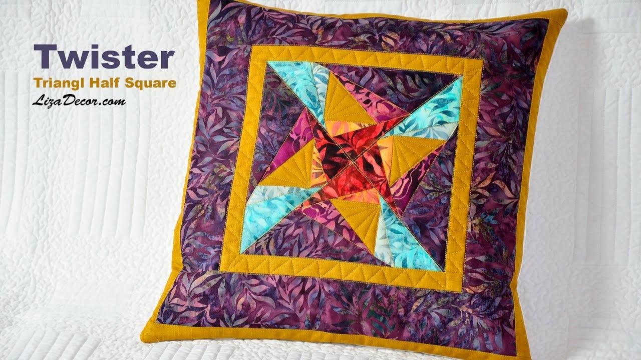 Patchwork Twister - Triangl Half Square